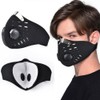 Dust Haze Prevention Activated Carbon Filter Layer Masks Washable Reusable