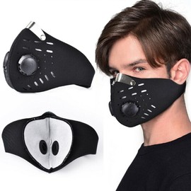 Dust Haze Prevention Activated Carbon Filter Layer Masks Washable Reusable Masks