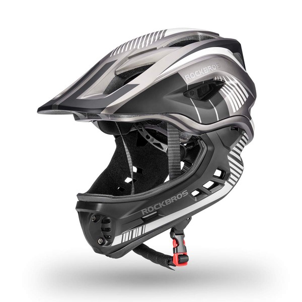 ROCKBROS Helmet for Children, Full Face Helmet, Kids, Full Face,
