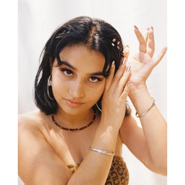 Aobei Pearl Tiger Eye Beaded Choker Healing Crystal Necklace for Women 18k Gold Bead Charm Necklace