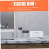 KONTONTY Wet Dry Tissue Box Holder Safe Non-Slip Material Perfect