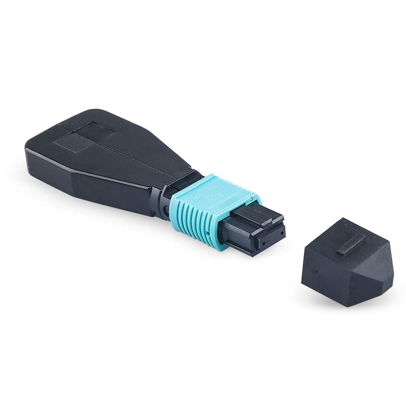 MPO Fiber Optic Loopback Adapter, 12-Core MPO Connector Multimode OM3