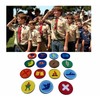 15 Pcs Round Wildermess Explorer Badge Applique, Outdoor Nature Camping