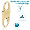 4 Zipper Fasteners for Backpacks, Anti-Theft, Removable Zipper Clips, Small