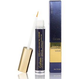 GOLLEE Suero Para El Crecimiento De Pestañas Con Péptidos Mejorantes Para Pestañas Más Largas, Más Completas Y Gruesas - Libre De Crueldad, 6Ml