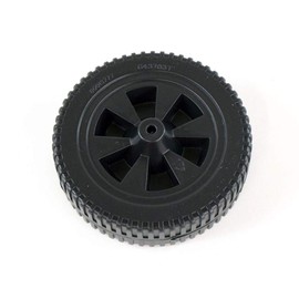 Wheel 7 Inch Plastic Black Blow Molded (G437-0037-W1)