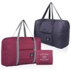 2 Pack Foldable Travel Bag Waterproof Travel Duffel Bag,Women Ladies