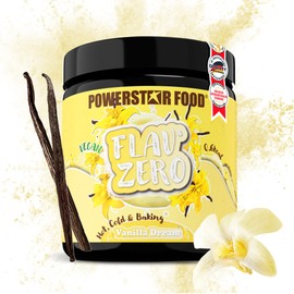 Powerstar Flav' Zero 250 g Flavour Powder Low Calorie & Vegan Made in Germany Only 0.6 kcal per Serving Aroma Powder for Food, Shakes & Baking Vanilla Dream