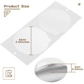 100 PCS Coffee Pods Seal Lids Reusable Aluminum Foil Sticker Seals Lids 62MM Compatible with Nespresso Vertuoline Pods Coffee Capsules