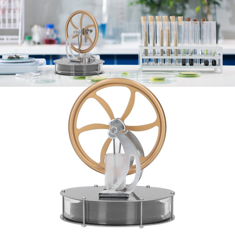 Low Temperature Stirling Engine Model DIY Interesting Stainless Steel Zinc