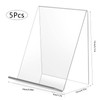 Transparent Table Stand, Pack of 10, Acrylic Book Stand, Multifunctional