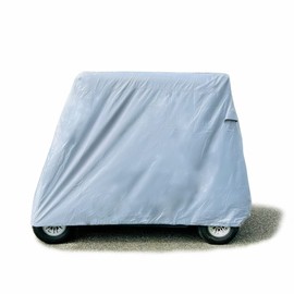 EliteShield Golf Cart Cover Waterproof and Dustproof fits EZ Go, Club Car, Yamaha 2 Passenger Golf Cart up to 92 Inches Long Gray Color