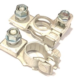 Terminal Set!! NEW 90982-05058 9098205058 POSITIVE Battery Terminal & 9098206061 90982-06061 NEGATIVE Battery Terminal Nut for Camry Avalon RAV4 etc