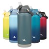 Konokyo Insulated Water Bottle with Straw Lid,32 oz Stainless Steel