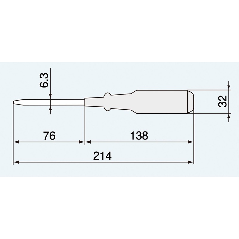 ENGINEER Pro Grip Screwdriver +2 DG-04