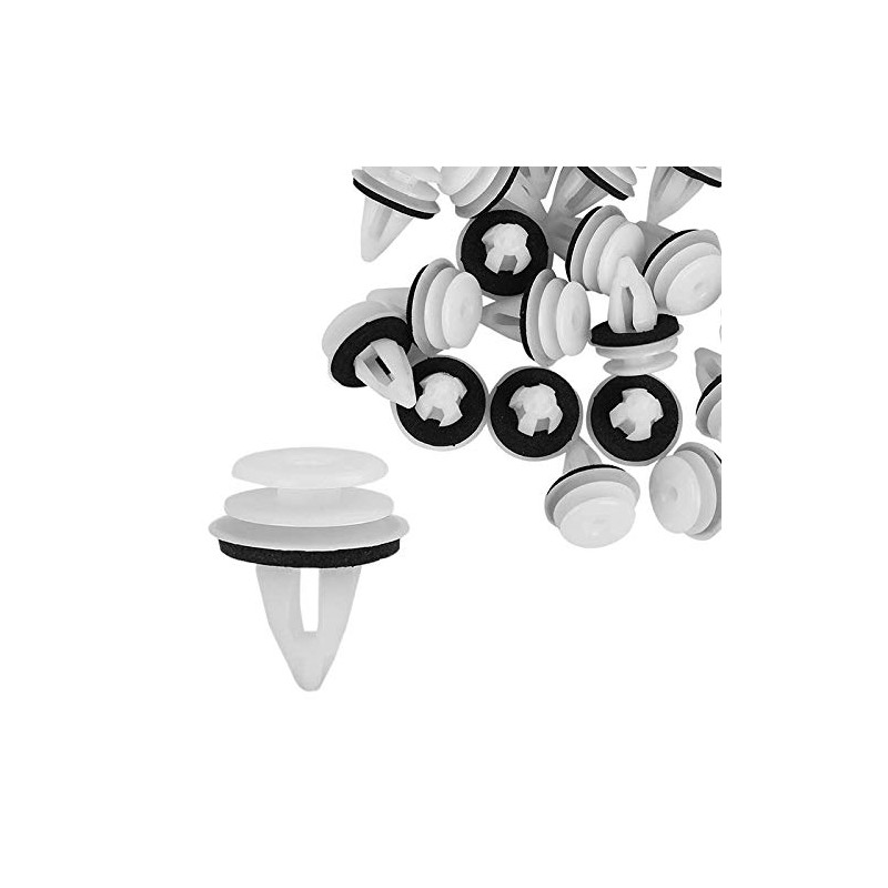Huhne 100pcs 51418224768 Plastic Rivet Clips Door Panel Auto Fasteners