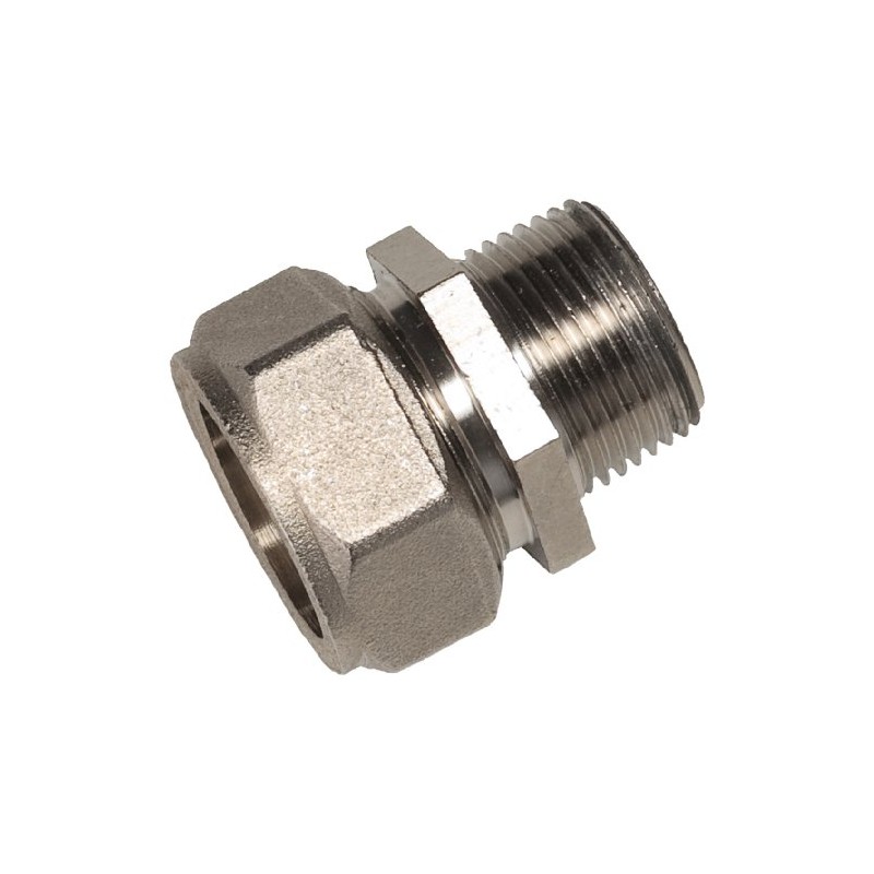 Maxline M8003 Straight Fitting for 3/4-Inch Tubing with 3/4-Inch Male