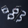 CIQIYO Plant Support Clips,Plastic Clips for Securing Plants,Tomato Vine Clips,Plant