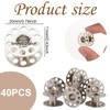 Gzcnsel 40-Pack Metal Sewing Machine Bobbins for Juki DDL-5550, 8300,