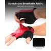 Eco-daily Cycling Bike Gloves Padded Half Finger Lightweight Shock-Absorbing Anti-Slip