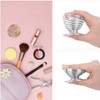 3 Pieces Makeup Sponge Holder Stainless Steel Wire Spiral Spring