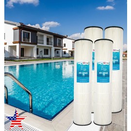 FILTPOOL Pool Filter Cartridge, Replaces Jandy CL580, CV580, PJAN145, Ultral-A10, Unicel C-7482, Filbur FC-0820, A0104100, R0357900, Filbur FC-6415, SD-01109, 145 sqft Cartridge, FP-33145, 4Pack