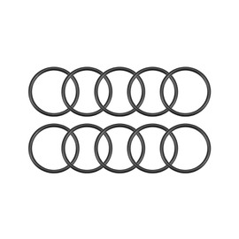 sourcing map Pack of 10 Pressure Washer Seal Metric Sealing Ring Nitrile Rubber O-Ring 31 mm Outer Diameter 26 mm Inner Diameter 2.5 mm Wide