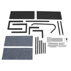 HECASA RV Steps w/Handrail, 2 Steps Ladder Hot Tub Steps with Mats Mobile Home Portable Ladder Stairs, Outdoor RV Stairs, Camper Steps (Single Handle)