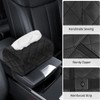 OHAOLYLE Car Tissue Holder,Multifunctional Sun Visor Tissue Box,PU Leather Universal