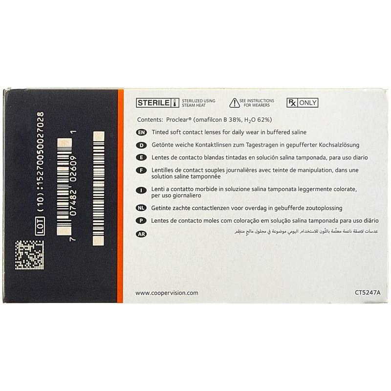 Proclear Spheric Monatslinsen weich, 6 Stück / BC 8.6 mm