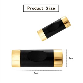 FFOFGFEM 4 Pcs Alloy Chopstick Rest Black Gold Chopstick Holder Chinese Chopstick Spoon Rest Table Decoration Simple Cushion Spoon Holder for Home Restaurant Kitchen Tableware Rack