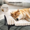 Veehoo Cooling Elevated Dog Bed Add Removable Fluffy Plush Pillow