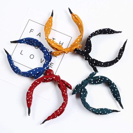 Juliyeh Bow Headbands for Women, Big Bowknot Hair Hoop Women and Girls (Blue)