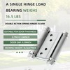 AnvFlik 4pcs 3in Double Action Spring Hinges, Self Closing Door