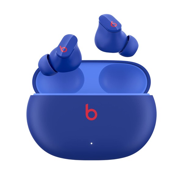 Beats Studio Buds - Wireless Noise Cancelling Earphones - Active Noise Cancelling, IPX4 Grade, Sweatproof Earbuds, Compatible with Apple and Android Devices, Class 1 Bluetooth, Built-in Microphone, 8 Hours Playtime - Ocean Blue