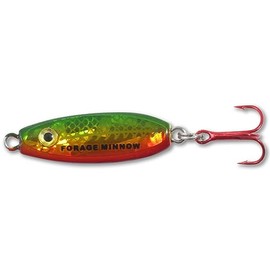 Northland FMS3-23 Forage Minnow Jig'n Spoon, 1/8-Ounce, Golden Perch