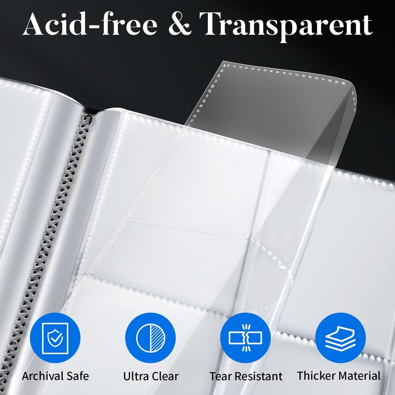 Card Binder 9 Pocket, Fabmaker 396 Pockets Trading Card Binder,