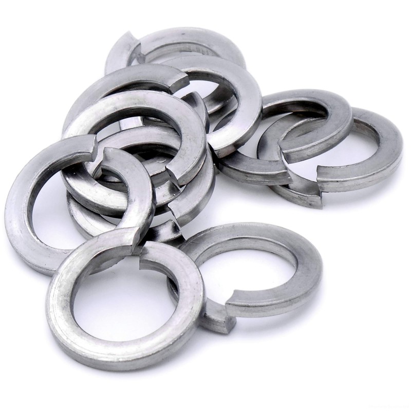 M6 (6mm) Rectangular Spring Split Lock Washer - Stainless Steel