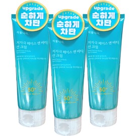 NEW Plant Nara Hypoallergenic Face and Body Sun Cream 150ml 3pcs Large Capacity / NEW 식물나라 저자극 페이스 앤 바디 선크림 150ml 3개 대용량