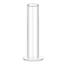 lasenersm 1 Piece Acrylic Scrunchie Holder Stand Clear Jewelry Organizer Hair Ties Organizer Jewelry Bracelet Watch Display Stand Rack Vertical Tower Jewelry Display Stand(Large Size, Clear)