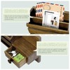 VIS'V Key Holder Wall Mount, Wooden Mail and Key Organizer