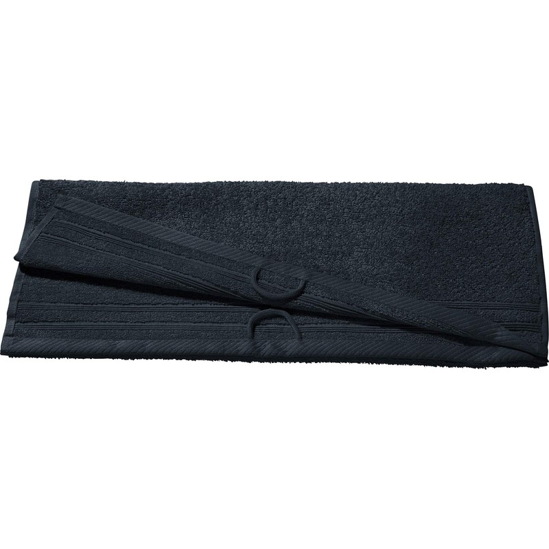 Erwin Müller Heidelberg Hand Towel, 100% Cotton, Black, 50 x