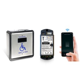 Olideauto Handicap Touchless Wave Hand Sensor Switch,Wireless Single Handicap Sensor Button Olide-512N,Compatible for Alexa,Google,Phone APP