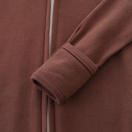 Unisex Sleep Pjs Baby Boy Girl Footies Romper 3-6 Months Organic Cotton Newborn Baby Romper Long Sleeve One-Piece Sleeper Jumpsuit Zip-front Pjs