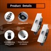 2 PCS Non-Fading LED Door Logo Lights Projector Compatible for