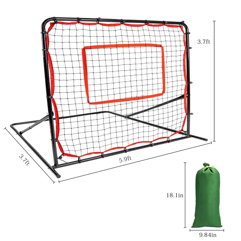 Soccer Rebounderr Net,Soccer Training Equipment for Backyard for Control, Passing