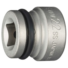 Tone Impact Short Socket 4NV-22SS 1/2-inch (12.7 mm) Drive Two-Face Width 22 mm