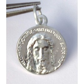 Lot of Medals of The Holy Face Shroud of Jesus Christ In Aluminum Silver Plated (Lot of 20 Medals)