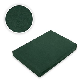 EXKLUSIV HEIMTEXTIL Jersey Fitted Sheet Premium Brand 140–160 x 200 cm Dark Green