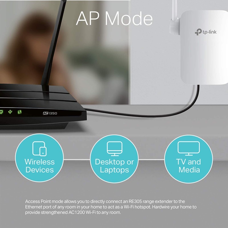 TP-Link | AC1200 WiFi Range Extender | Up to 1200Mbps